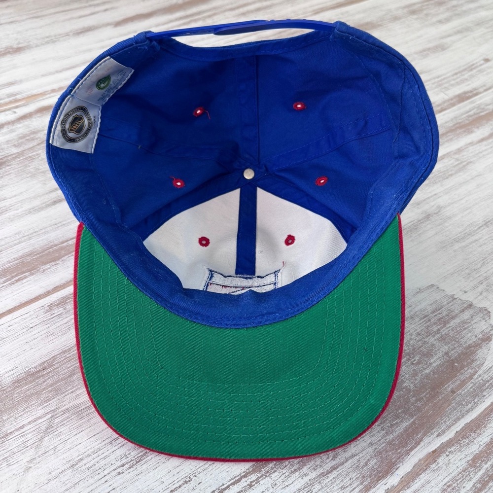 New York Rangers Snapback Hat Mens Blue Baseball Cap Embroidered Sport Logo NHL - Picture 8 of 14